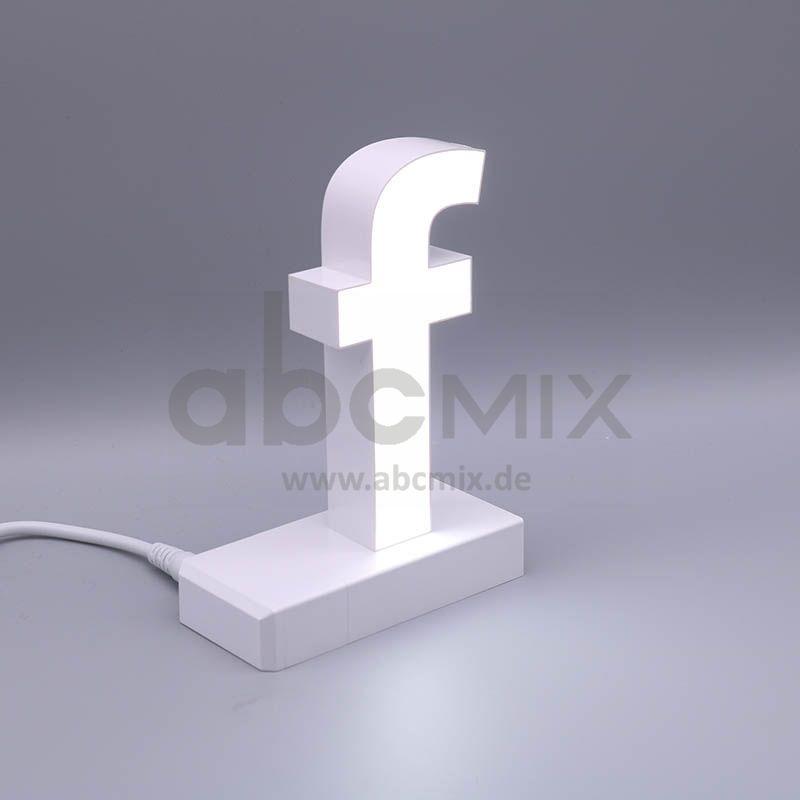 LED Buchstabe Click f für 125mm Arial 6500K weiß