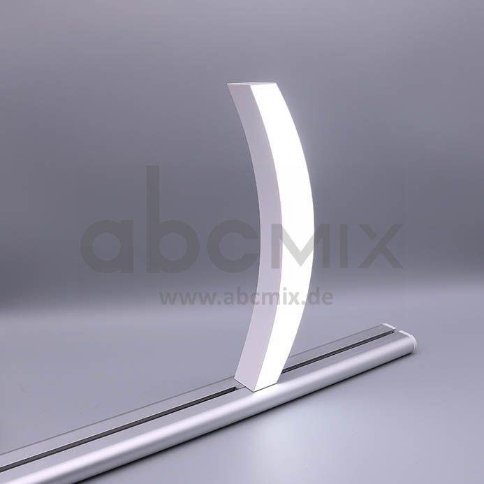 LED Buchstabe Slide ) runde Klammer zu für 200mm Arial 6500K weiß
