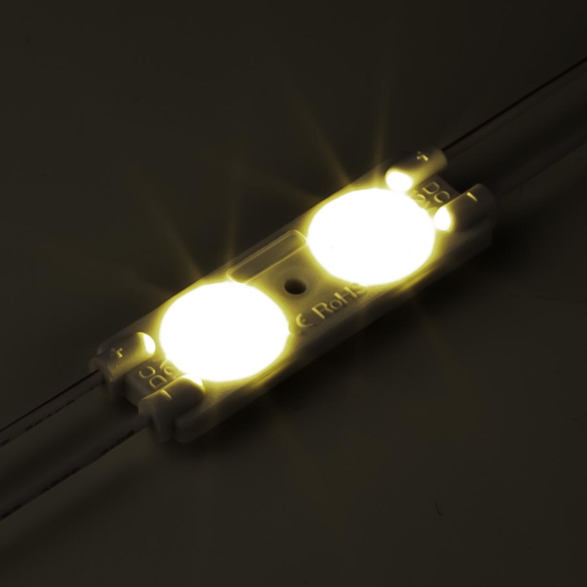 LED Modul 1W 12V 175° IP67 - Lichtfarbe: Warmweiß 2700K