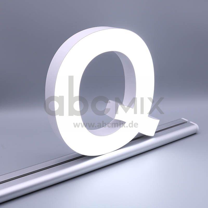 LED Buchstabe Slide Q 200mm Arial 6500K weiß