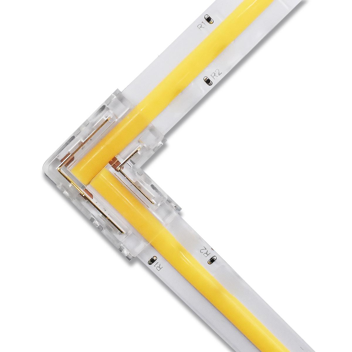 Eckverbinder L-Winkel für 10mm 2-polig COB Streifen