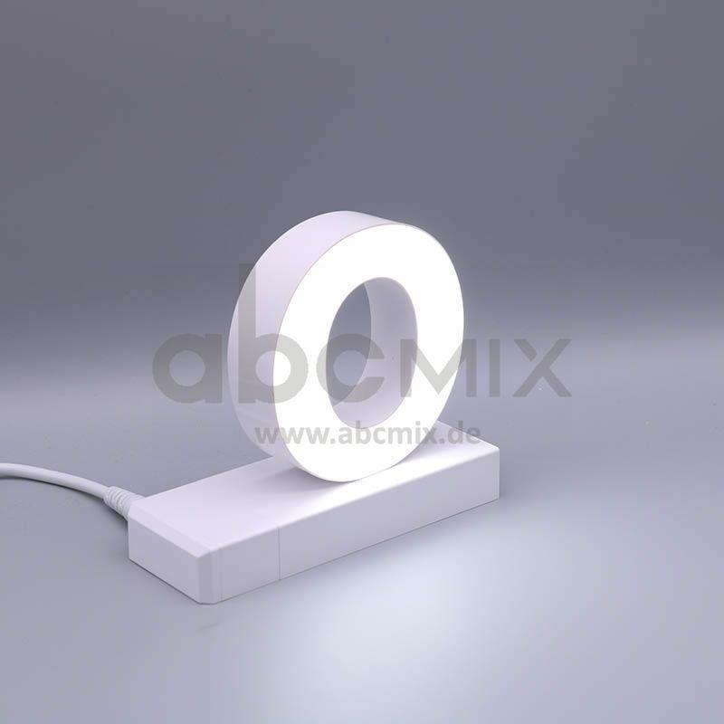 LED Buchstabe Click o für 125mm Arial 6500K weiß
