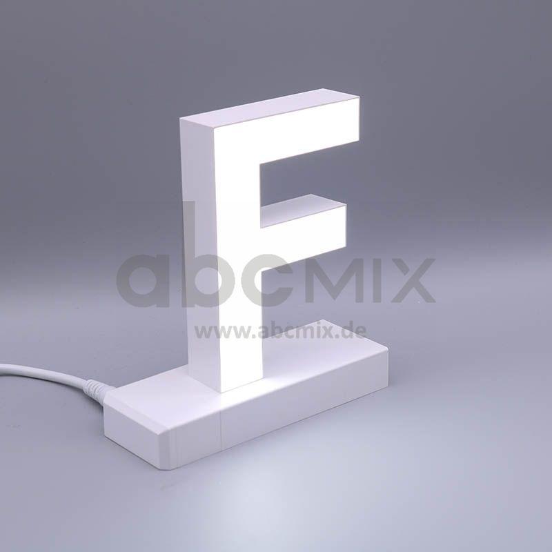LED Buchstabe Click F 125mm Arial 6500K weiß