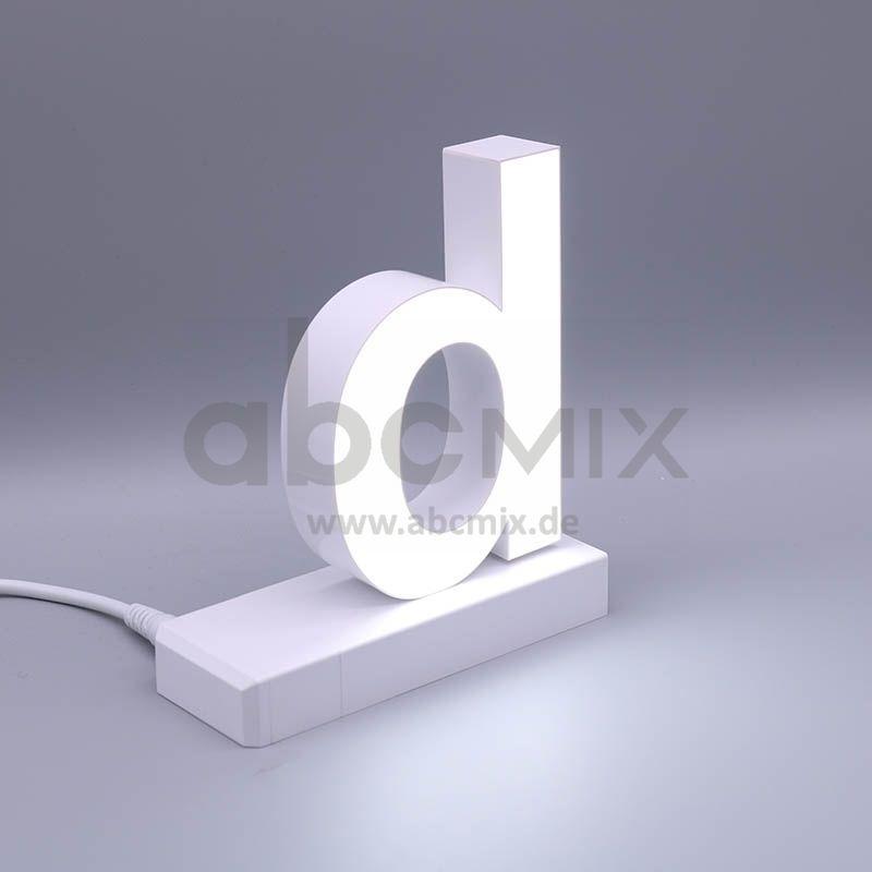 LED Buchstabe Click d für 125mm Arial 6500K weiß