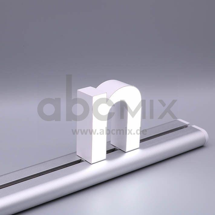 LED Buchstabe Slide n für 100mm Arial 6500K weiß
