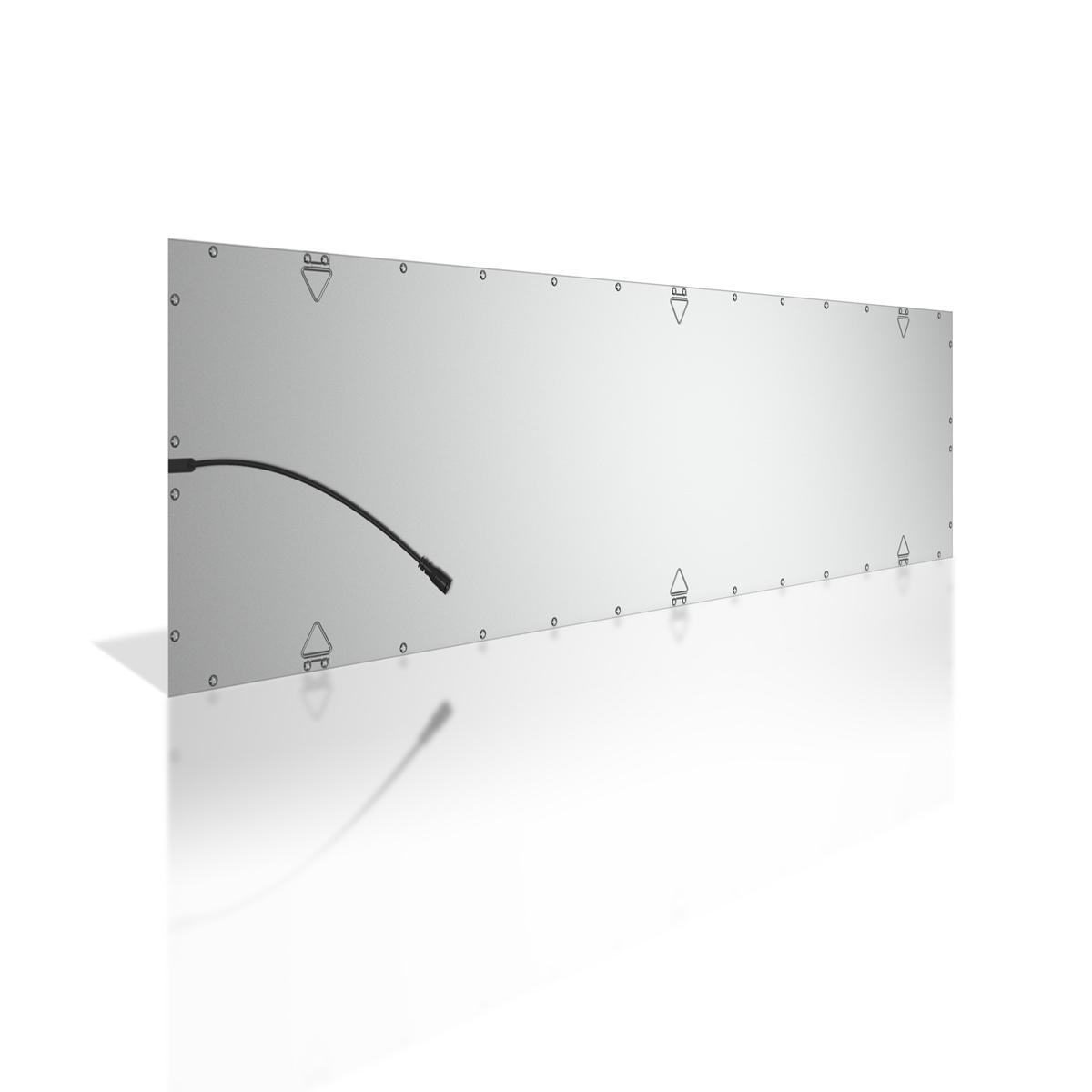 RGB+CCT LED Panel 120x30cm inkl. MiBoxer Smarthomesteuerung 48W 24V Rahmen weiß - Panelmontage: Ohne Montagezubehör