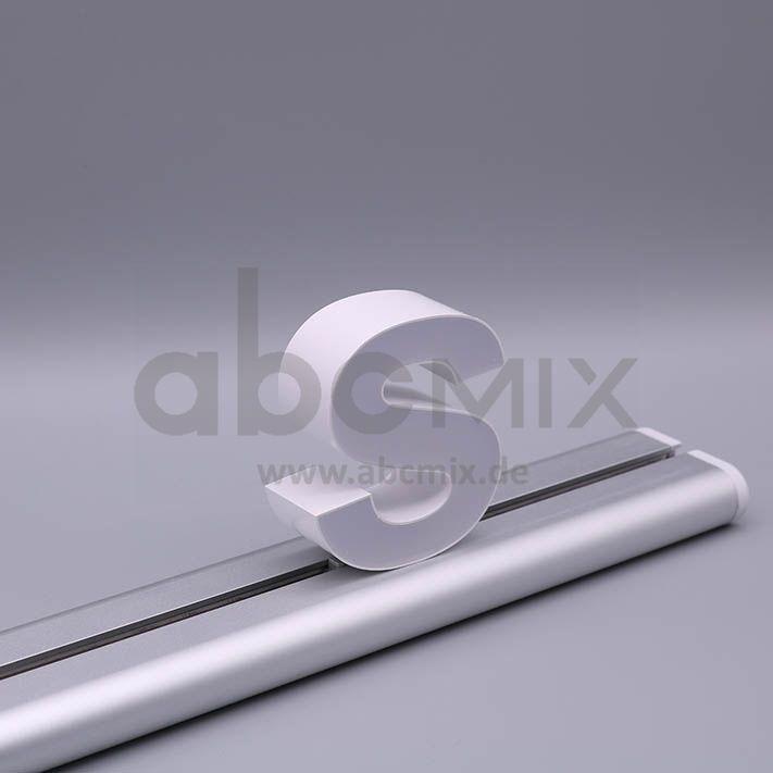 LED Buchstabe Slide s für 100mm Arial 6500K weiß