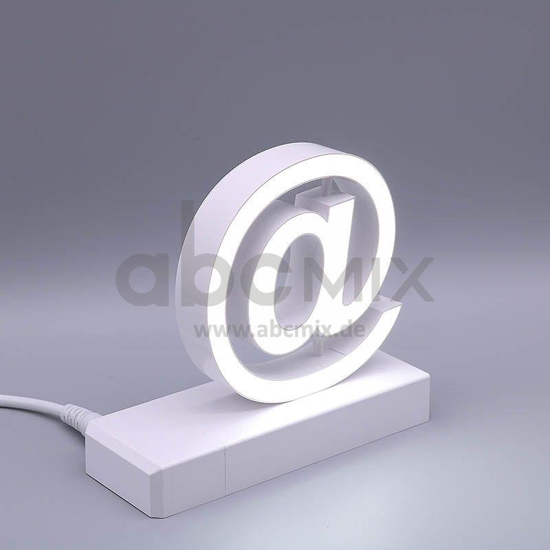 LED Buchstabe Click @ At-Zeichen für 75mm Arial 6500K weiß