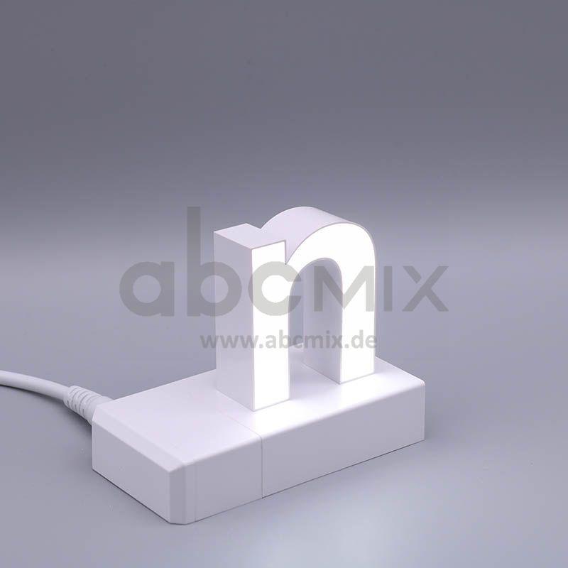 LED Buchstabe Click n für 75mm Arial 6500K weiß