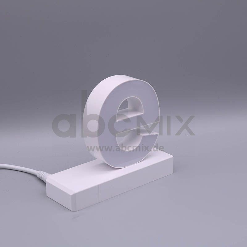 LED Buchstabe Click e für 125mm Arial 6500K weiß