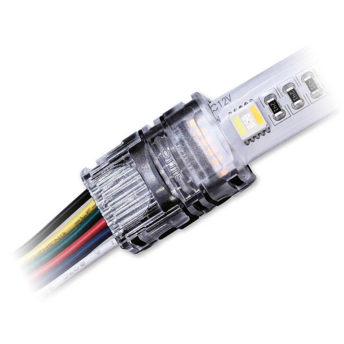 Streifenanschlusskabel 6 Pin für RGB+CCT LED-Streifen 12mm IP65