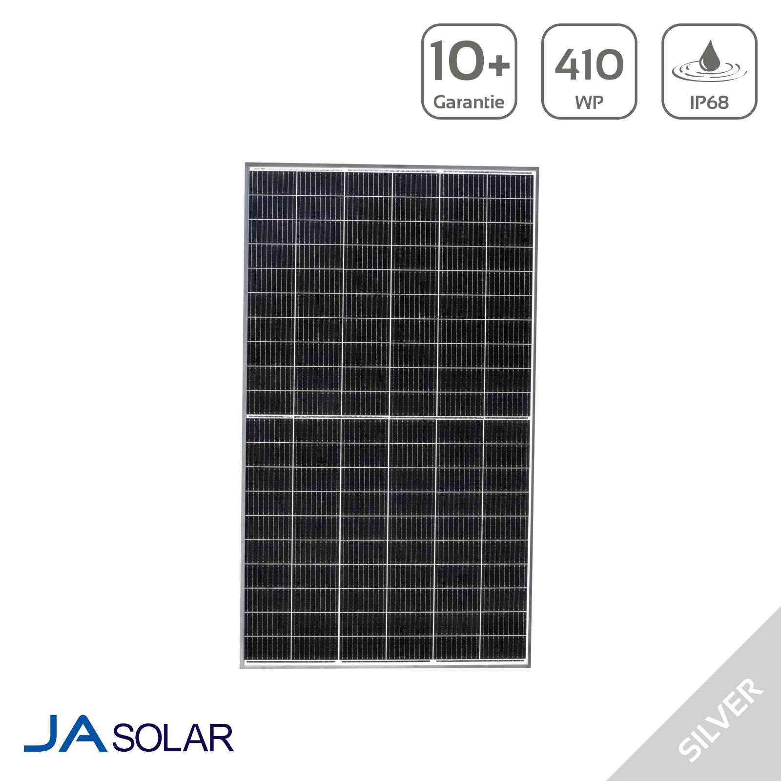 JASolar 410 Watt Silver Frame Photovoltaikmodul JAM54S30-410MR