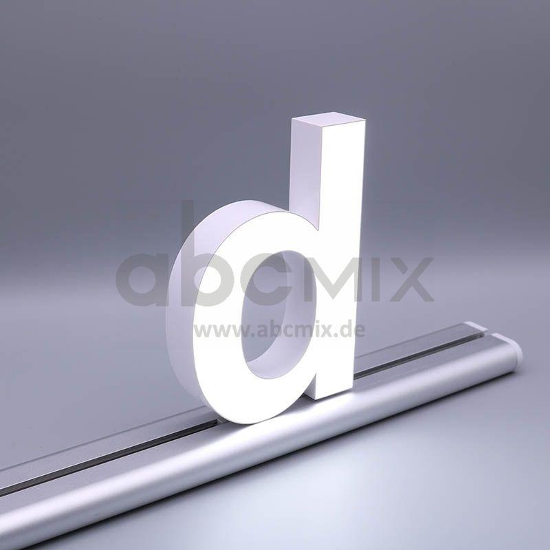 LED Buchstabe Slide d für 150mm Arial 6500K weiß