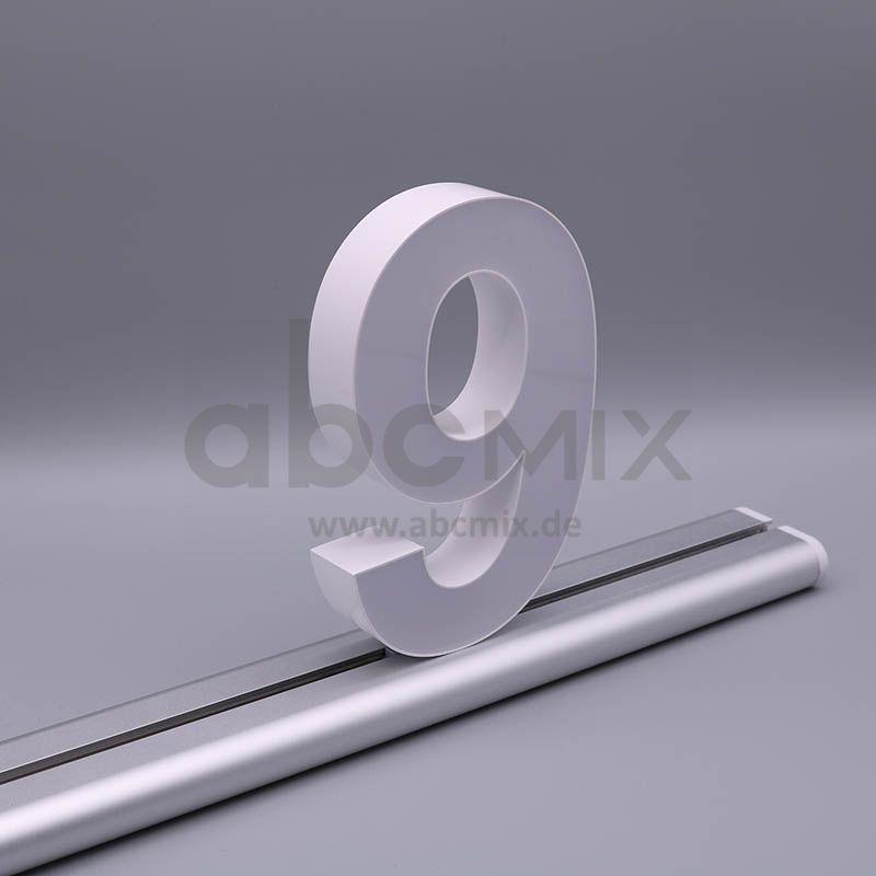 LED Buchstabe Slide 9 für 150mm Arial 6500K weiß