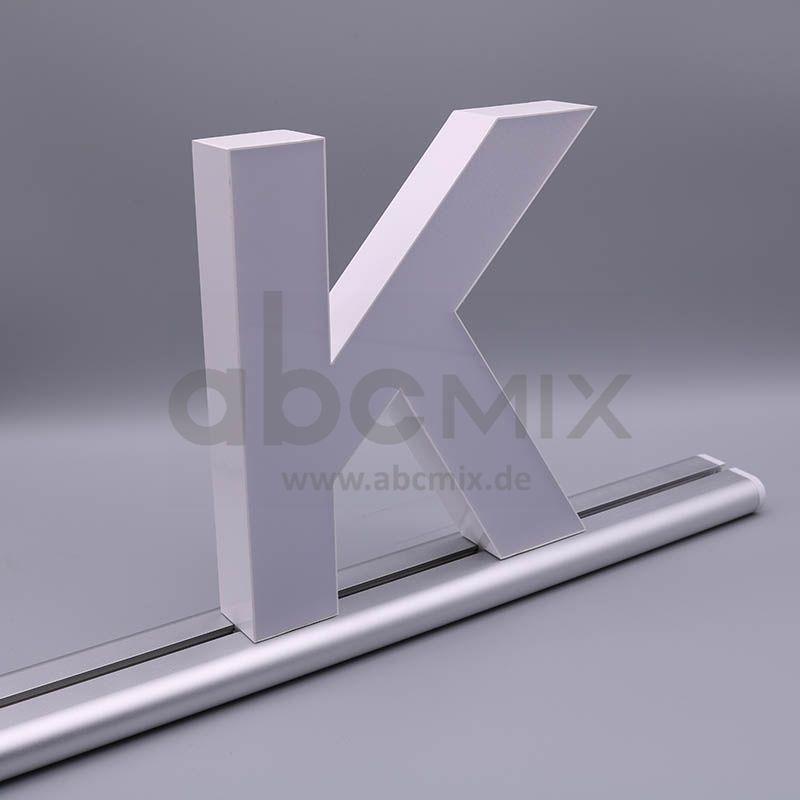 LED Buchstabe Slide K 200mm Arial 6500K weiß